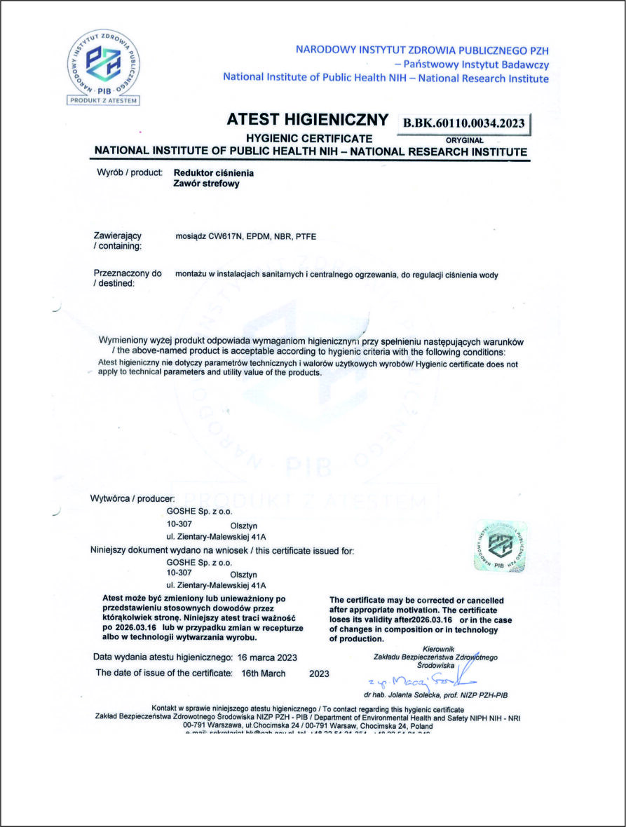 • PZH zawory kulowe