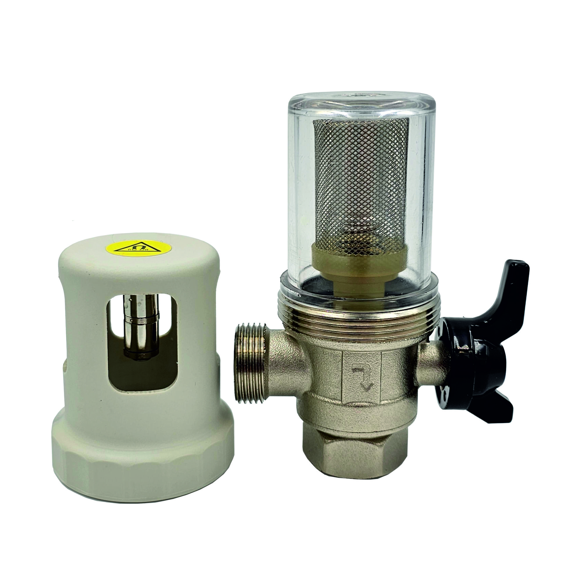 Zawór kątowy z filtrem magnetycznym 3/4″ (DN20) - obrazek 3